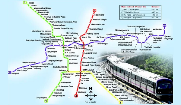 Featured Image of Bangalore Metro Map